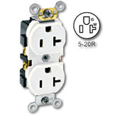 Leviton 5352 20A/125v Narrow Body Duplex Receptacle